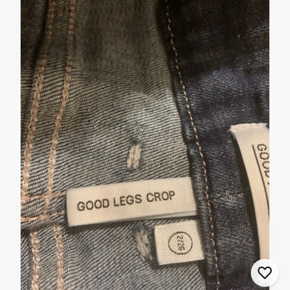 Good American Jeans Women’s Blue 2/26 Good Legs Crop - Picture 6 of 8